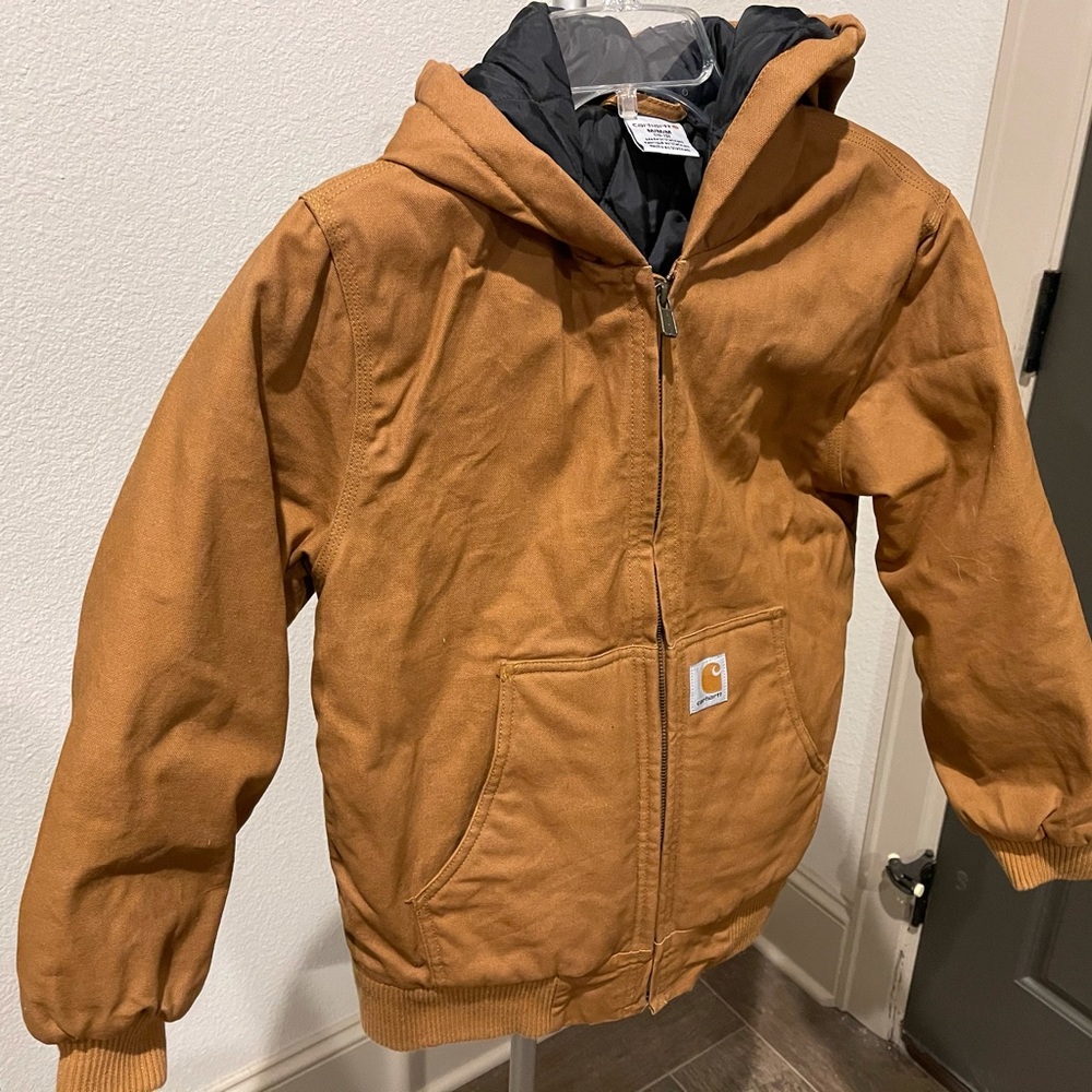 Boy’s Carhartt Coat Jacket Size M 10-12 Like New Worn Once